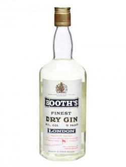 Booth's London Dry Gin / Bot.1970s