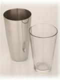 A bottle of Boston Shaker Can& Glass