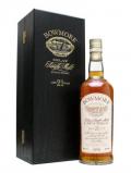A bottle of Bowmore 21 Year Old Islay Single Malt Scotch Whisky