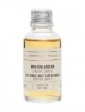 A bottle of Bruichladdich Classic Laddie Sample / Scottish Barley Islay Whisky