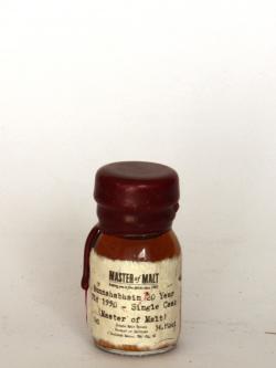 Bunnahabhain 20 year 1990 Single Cask Master of Malt Front side