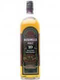 A bottle of Bushmills 10 Year Old Irish Single Malt Whiskey