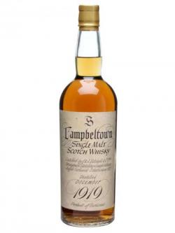 Campbeltown (Springbank) 1919 Campbeltown Single Malt Scotch Whisky