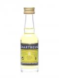 A bottle of Chartreuse Yellow Liqueur Miniature