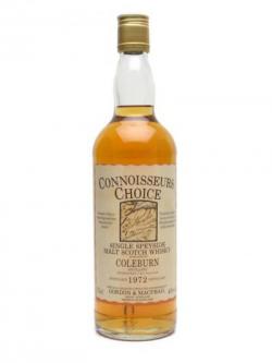 Coleburn 1972 / Map Label / Connoisseurs Choice Speyside Whisky