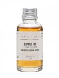 A bottle of Copper Fox Rye Sample American Grain Spirit