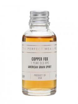 Copper Fox Rye Sample American Grain Spirit
