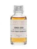 A bottle of Corner Creek Reserve Bourbon Sample