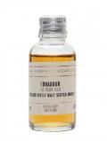 A bottle of Edradour 10 Year Old Sample Highland Single Malt Scotch Whisky