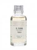 A bottle of El Tesoro Reposado Tequila Sample