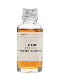 Elijah Craig Barrel Proof Sample Kentucky Straight Bourbon Whiskey