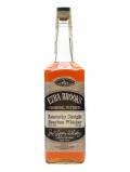 A bottle of Ezra Brooks Bourbon / Bot.1980s
