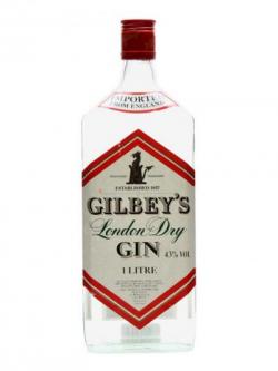 Gilbey's London Dry Gin / Bot.1980s / Litre Bottle