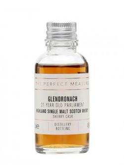 Glendronach 21 Year Old Parliament Sample / Sherry Cask Highland Whisky
