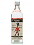 A bottle of Holloway's London Dry Gin / Bot.1970s