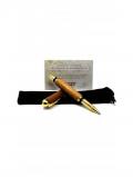 A bottle of Jack Daniels Whisky Cask Wood Rollerball Pen