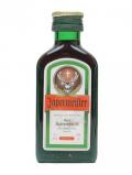 A bottle of Jagermeister Liqueur Miniature