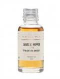 A bottle of James E Pepper 1776 Rye Sample Straight Rye Whiskey