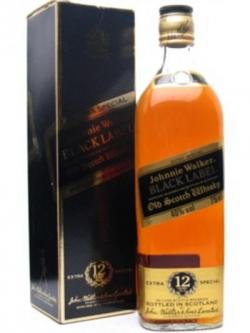 Johnnie Walker 12 Year Old / Black Label / Bot.1980s Blended Whisky