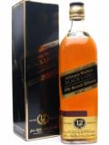 A bottle of Johnnie Walker 12 Year Old / Black Label / Bot.1980s Blended Whisky