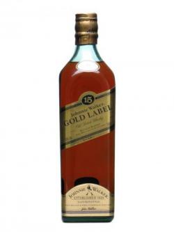 Johnnie Walker 15 Year Old / Gold Label / Bot.1980s Blended Whisky