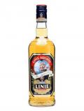 A bottle of Linie Aquavit