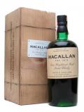 A bottle of Macallan 1874 Replica Speyside Single Malt Scotch Whisky