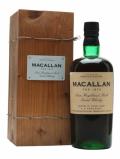 A bottle of Macallan 1874 Replica Speyside Single Malt Scotch Whisky