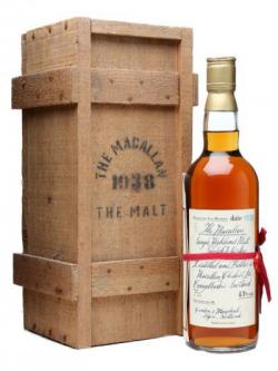 Macallan 1938 Speyside Single Malt Scotch Whisky