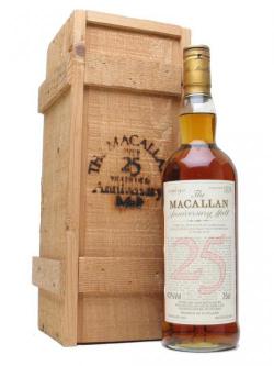 Macallan 1962 / 25 Year Old Speyside Single Malt Scotch Whisky