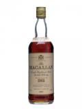 A bottle of Macallan 1965 / 17 Year Old Speyside Single Malt Scotch Whisky