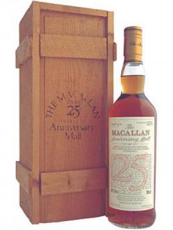 Macallan 1966 / 25 Year Old Speyside Single Malt Scotch Whisky