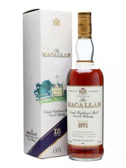 Macallan 1971 / 18 Year Old / Vintage Label Speyside Whisky