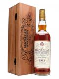 A bottle of Macallan 1982 / Gran Reserva Speyside Single Malt Scotch Whisky