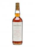 A bottle of Macallan 25 Year Old / Sherry Oak Speyside Single Malt Scotch Whisky