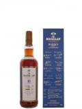 A bottle of Macallan Whisky Magazine Anniversary