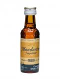 A bottle of Mandarine Napoleon Liqueur Miniature