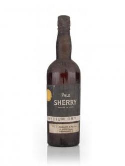 Marlow's Medium Dry Pale Sherry - 1950s
