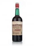 A bottle of Martinez Superior Old Tawny Port - 1950s