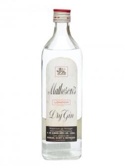 Matheson's London Dry Gin / Bot.1980s