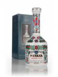 A bottle of Metaxa Grande Fine Brandy