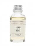 A bottle of Patron Anejo Tequila Sample