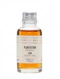 A bottle of Plantation Pineapple Rum Sample