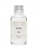 A bottle of Potocki Vodka Sample