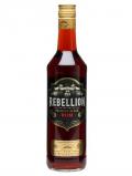 A bottle of Rebellion Premium Black Rum / 37.5% / 70cl