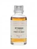 A bottle of Rittenhouse Bottled In Bond Straight Rye Sample / 100 Proof