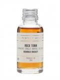 A bottle of Rock Town Single Barrel Reserve Bourbon Sample
