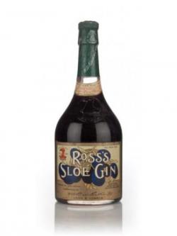 Ross's Sloe Gin - 1950s