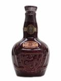 A bottle of Royal Salute 21 Year Old / Red Ceramic Miniature