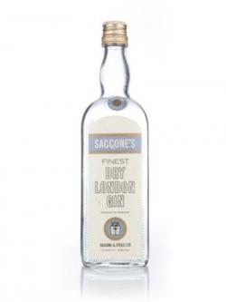 Saccone's Finest Dry London Gin - 1960s